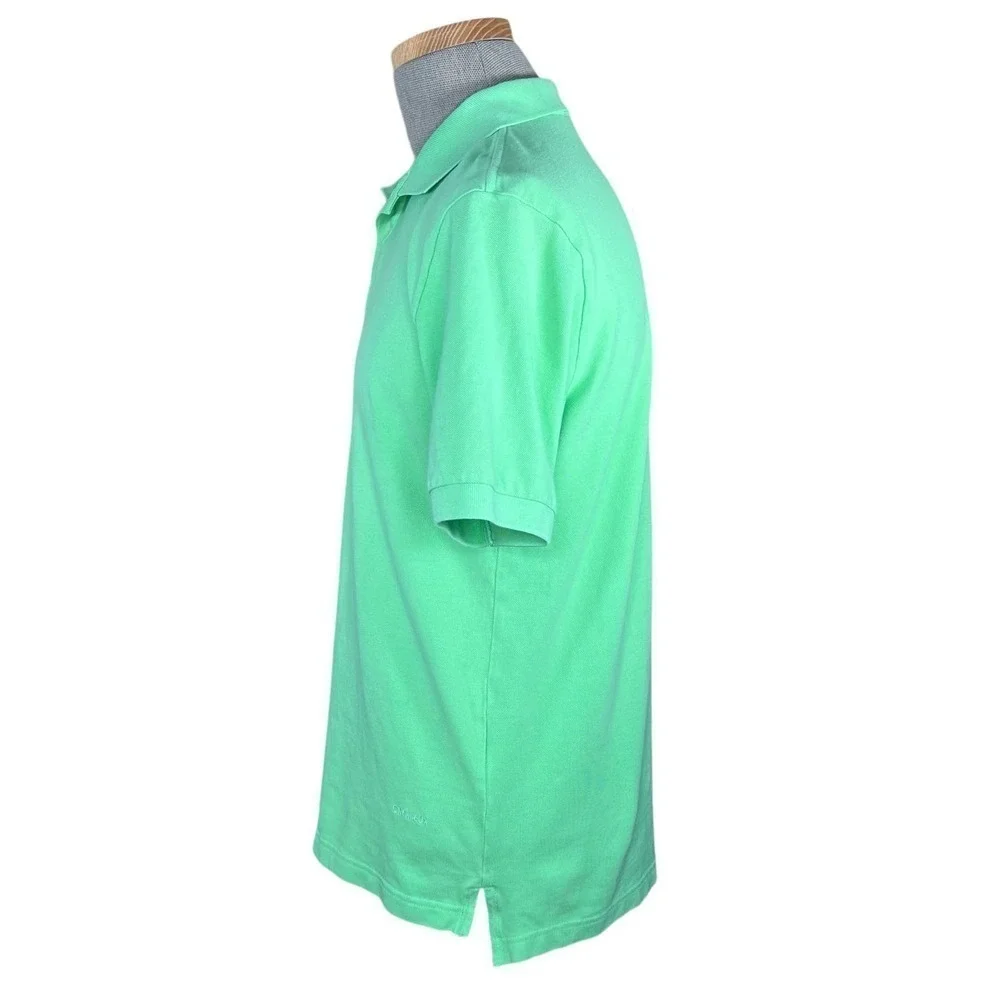 Daniel Cremieux Men’s Lime Green Cotton Polo Medium EUC